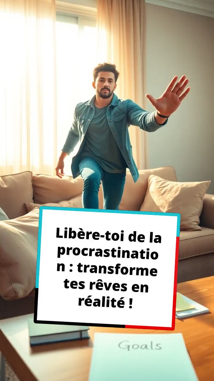 Libère-toi de la procrastination : transforme tes rêves en réalité !