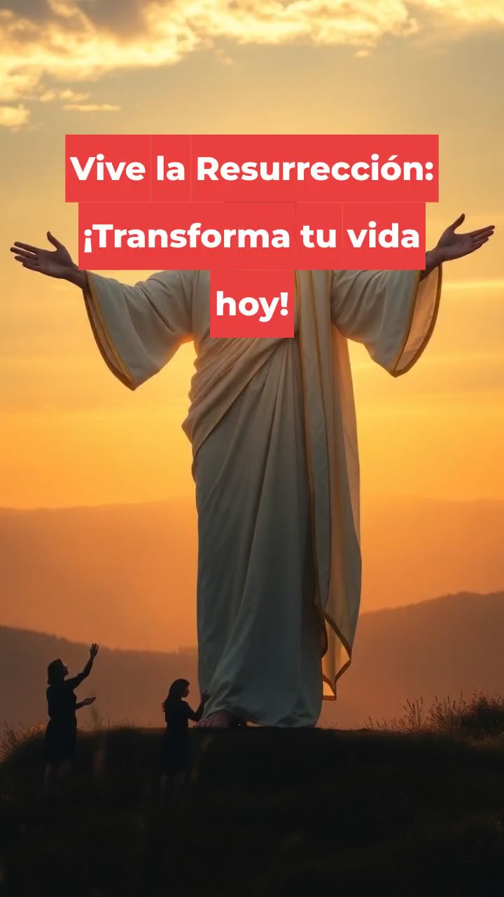 Vive la Resurrección: ¡Transforma tu vida hoy!