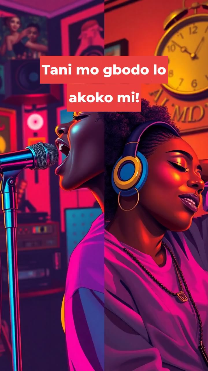 Tani mo gbodo lo akoko mi!