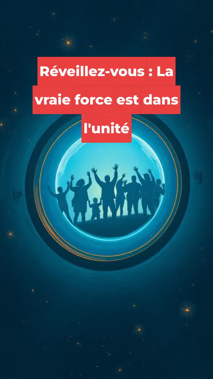 Réveillez-vous : La vraie force est dans l'unité
