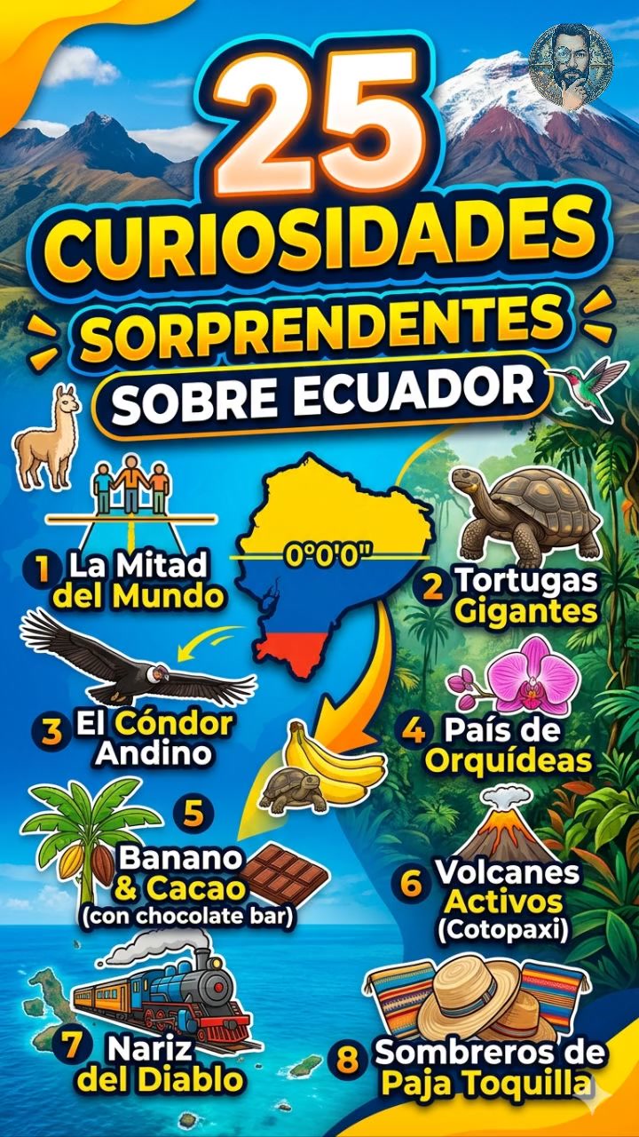 ¡25 Curiosidades Sorprendentes sobre Ecuador!