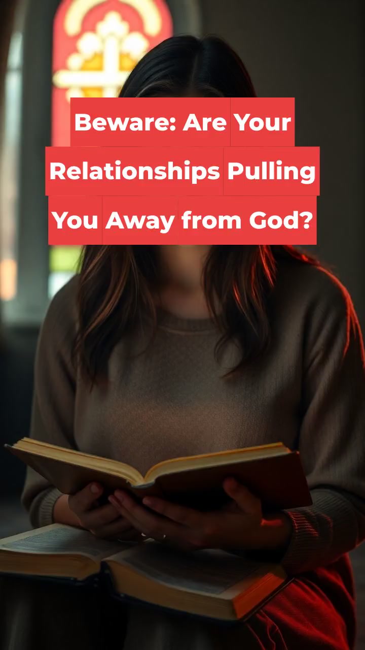 Beware: Are Your Relationships Pulling You Away from God?