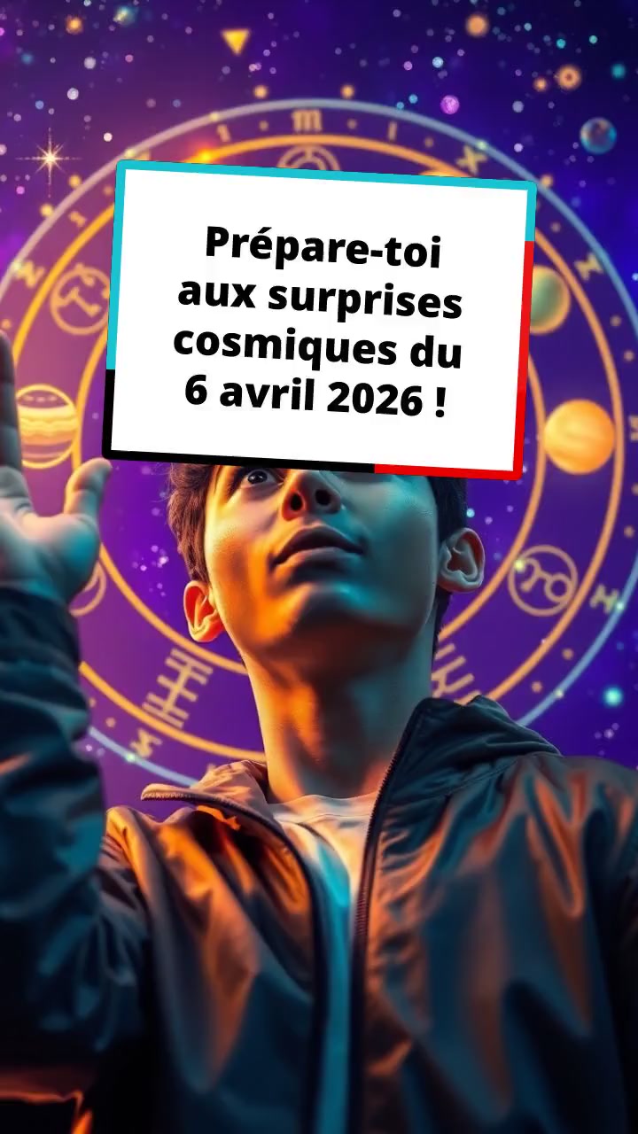 Prépare-toi aux surprises cosmiques du 6 avril 2026 !
