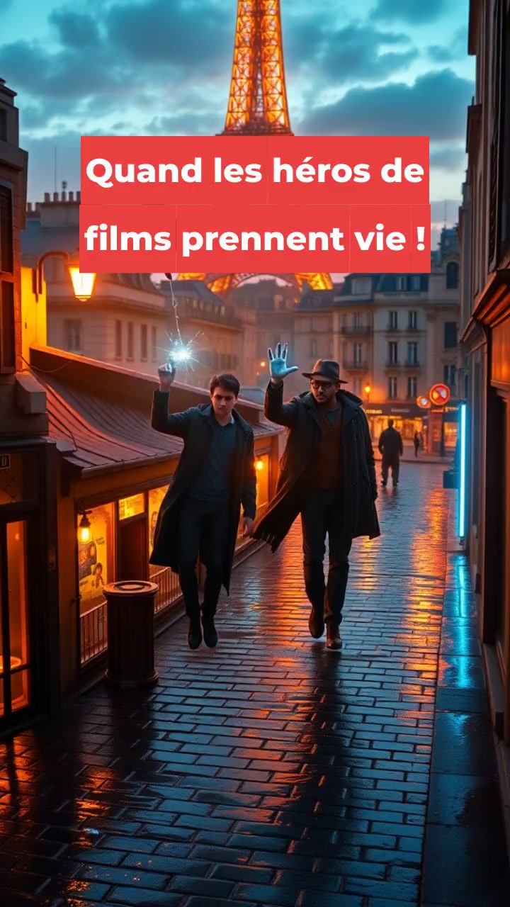 Quand les héros de films prennent vie !