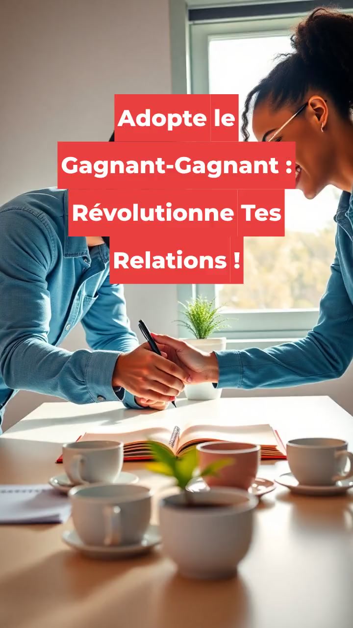Adopte le Gagnant-Gagnant : Révolutionne Tes Relations !