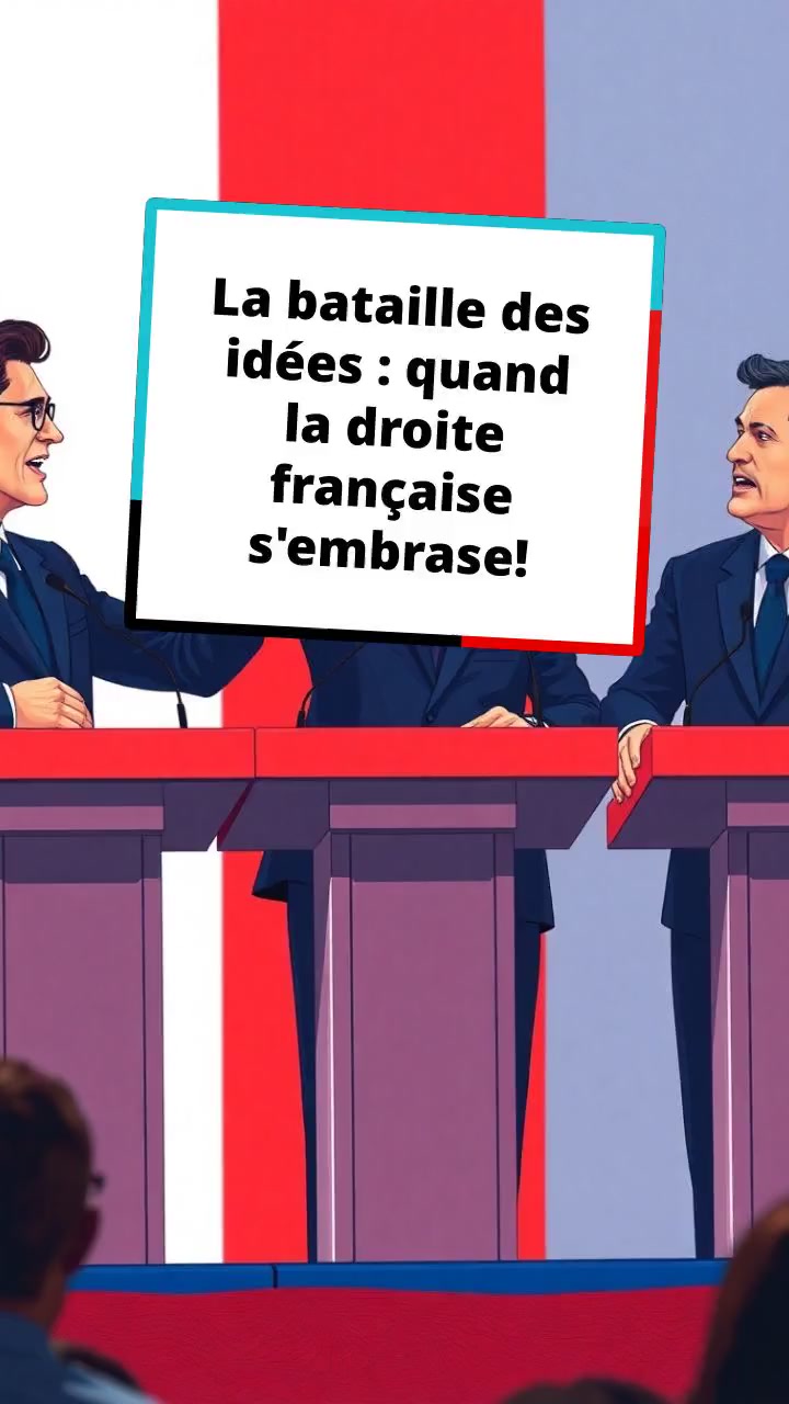 La bataille des idées : quand la droite française s'embrase!