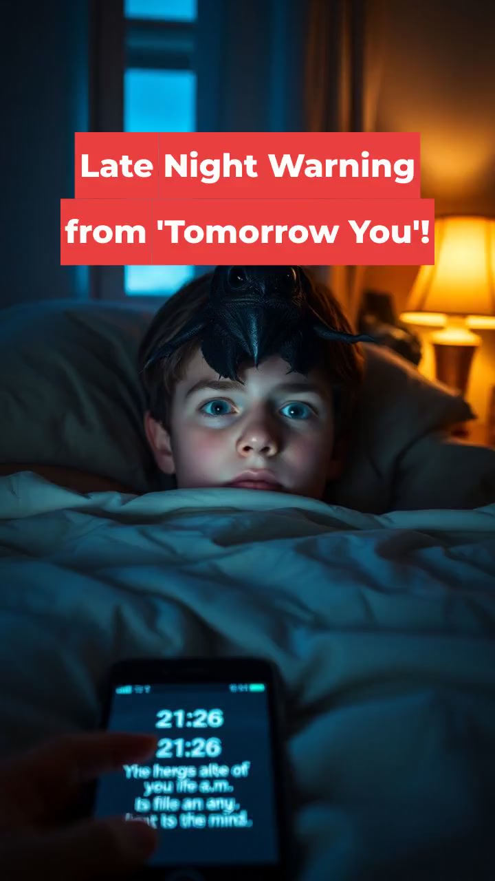 Late Night Warning from 'Tomorrow You'!