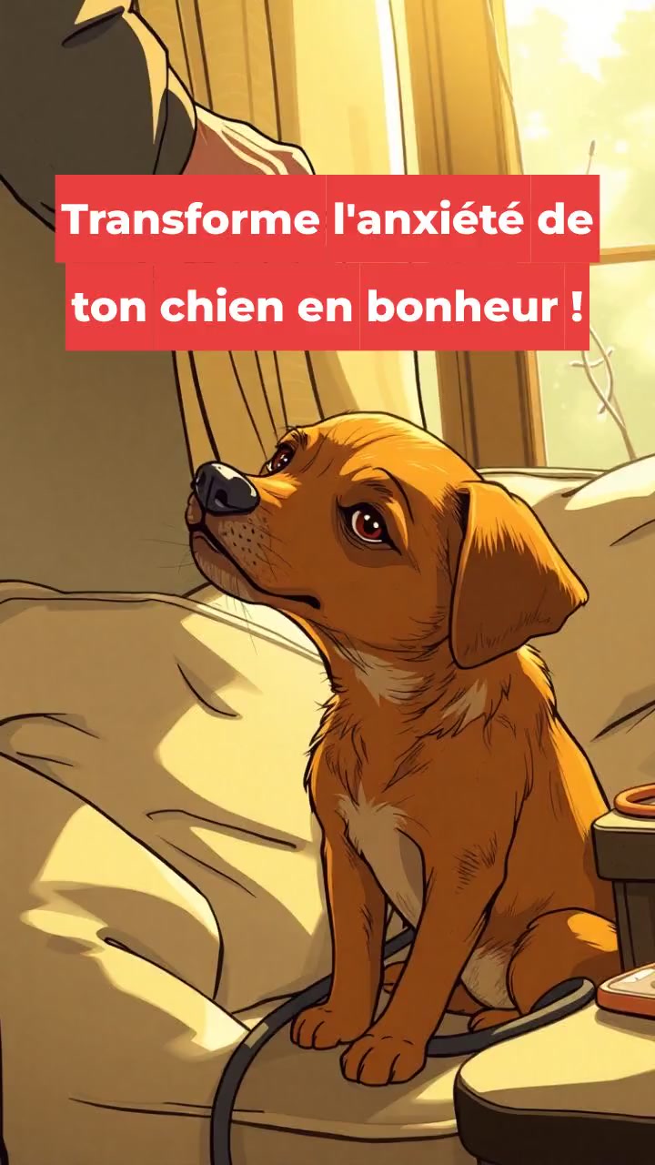 Transforme l'anxiété de ton chien en bonheur !
