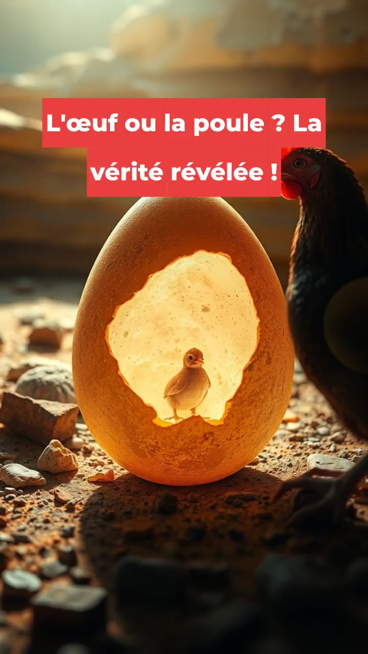 L'œuf ou la poule ? La vérité révélée !