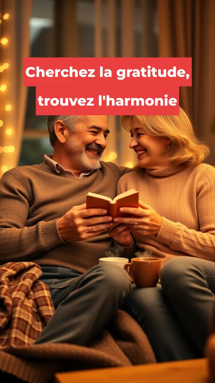 Cherchez la gratitude, trouvez l'harmonie