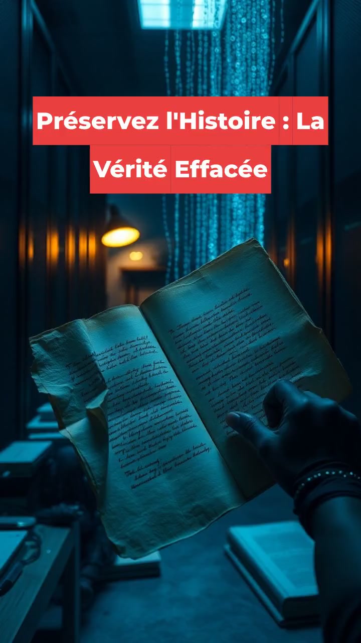 Préservez l'Histoire : La Vérité Effacée