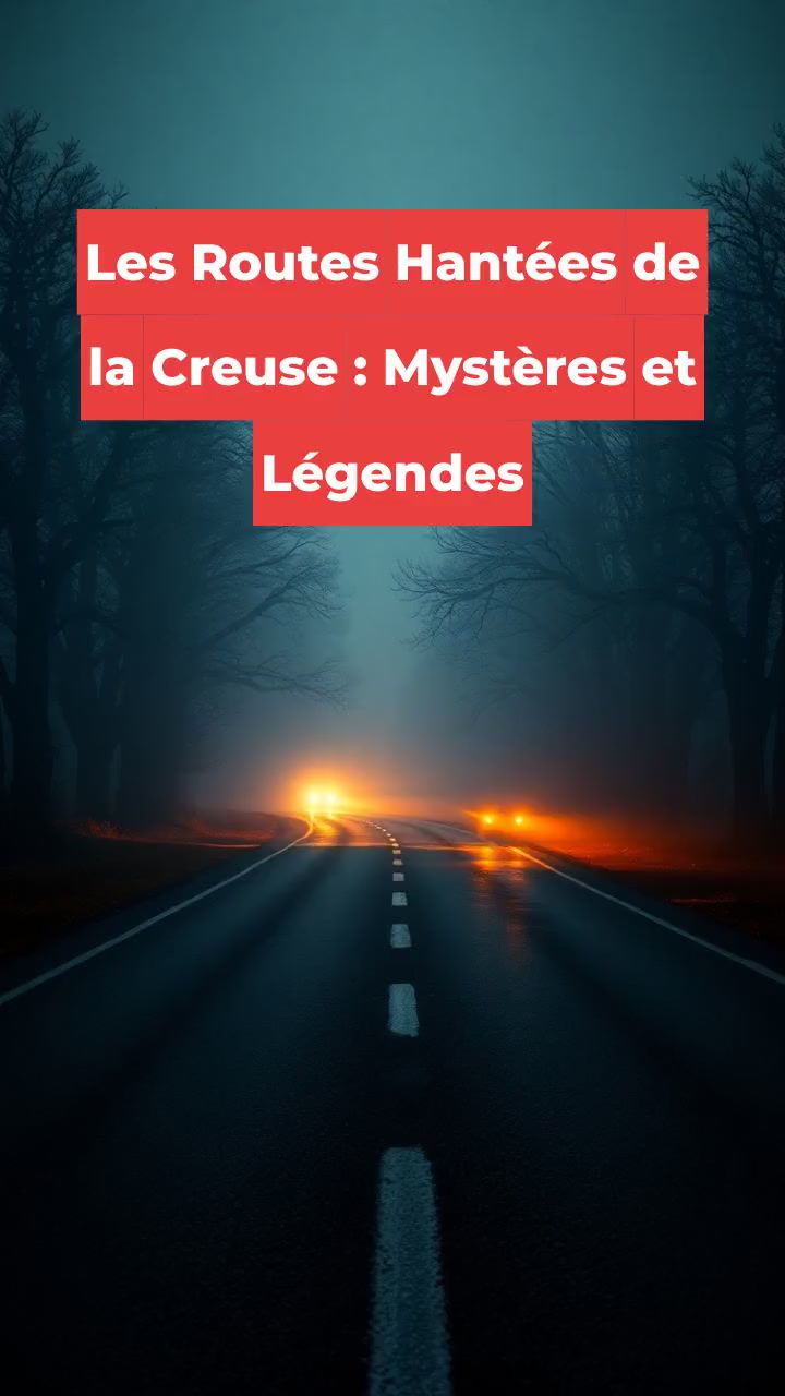 Les Routes Hantées de la Creuse : Mystères et Légendes