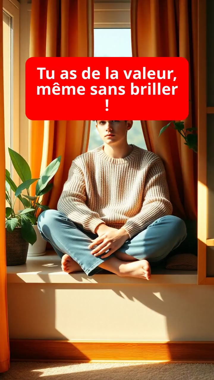 Tu as de la valeur, même sans briller !
