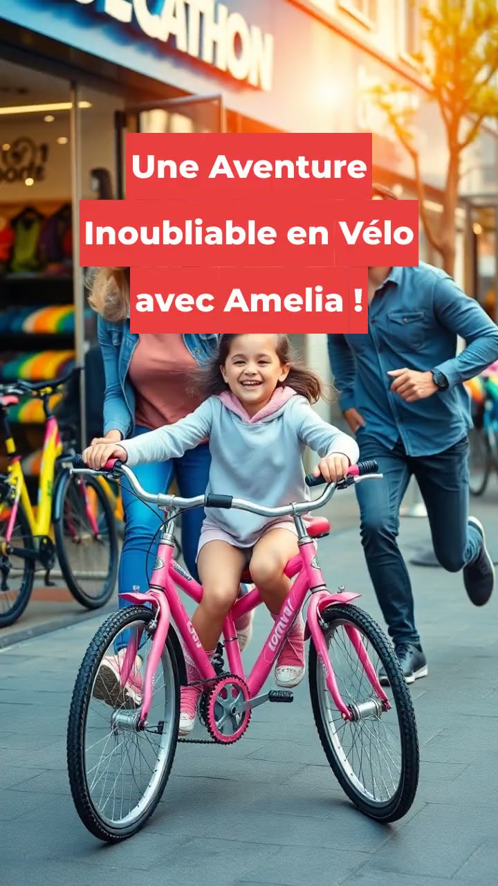 Une Aventure Inoubliable en Vélo avec Amelia !