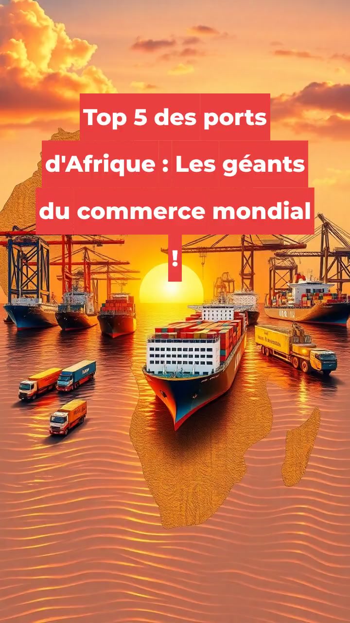 Top 5 des ports d'Afrique : Les géants du commerce mondial !