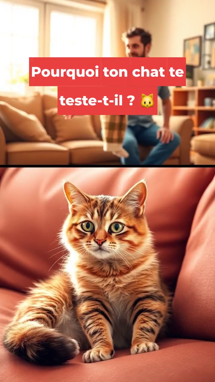 Pourquoi ton chat te teste-t-il ? 🐱