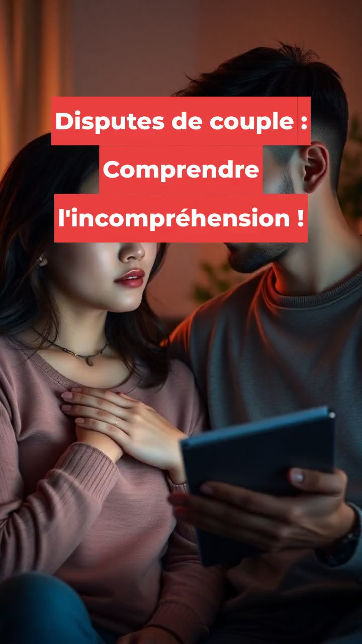 Disputes de couple : Comprendre l'incompréhension !