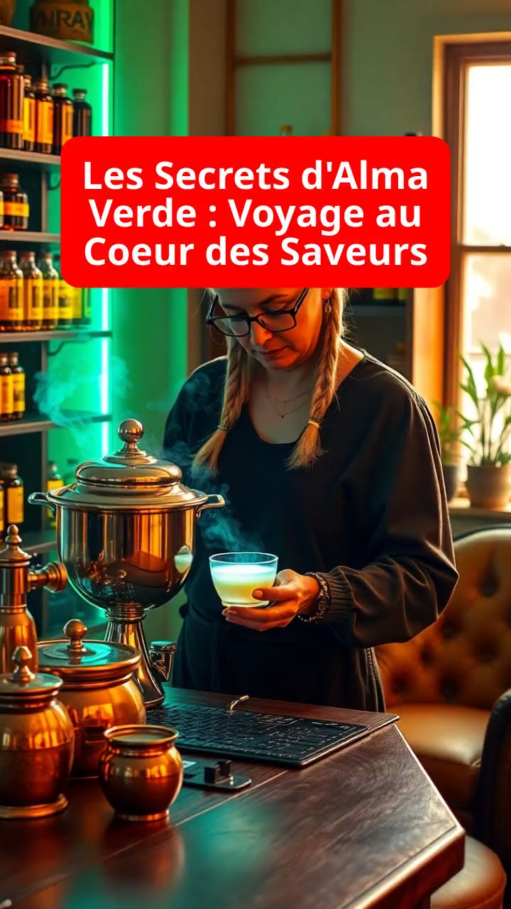 Les Secrets d'Alma Verde : Voyage au Coeur des Saveurs
