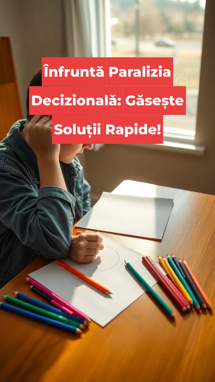 Înfruntă Paralizia Decizională: Găsește Soluții Rapide!