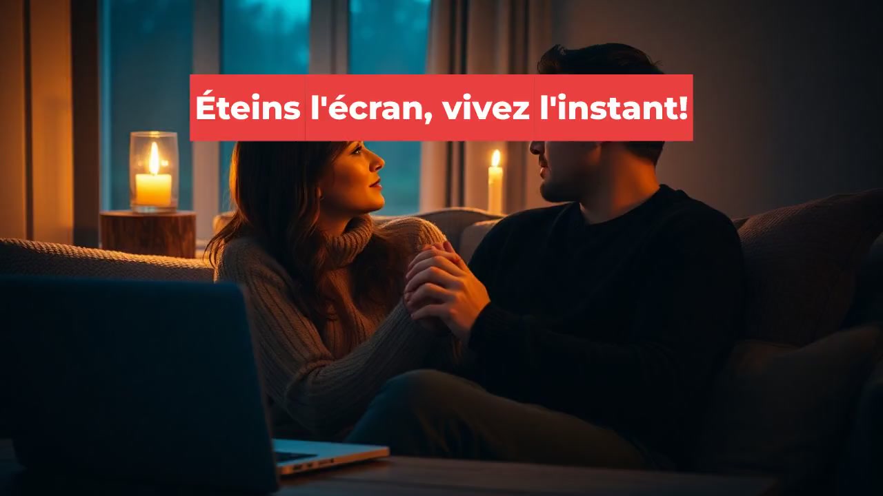 Éteins l'écran, vivez l'instant!