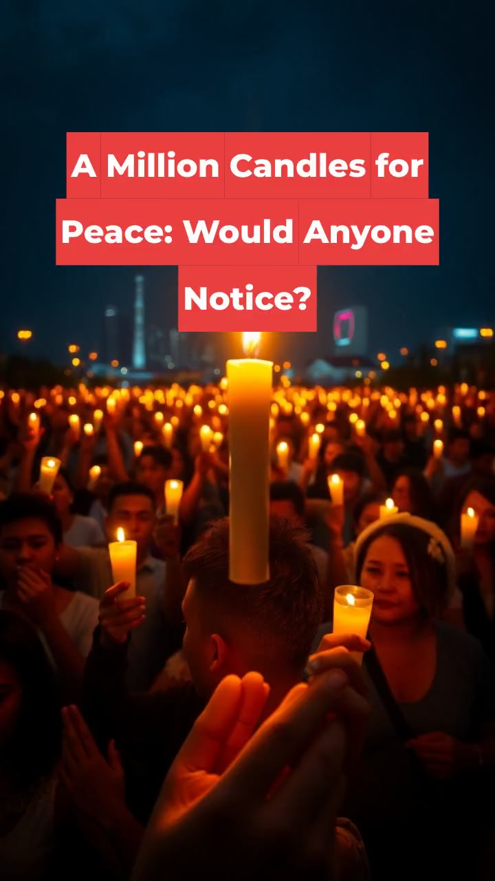 A Million Candles for Peace: Would Anyone Notice?