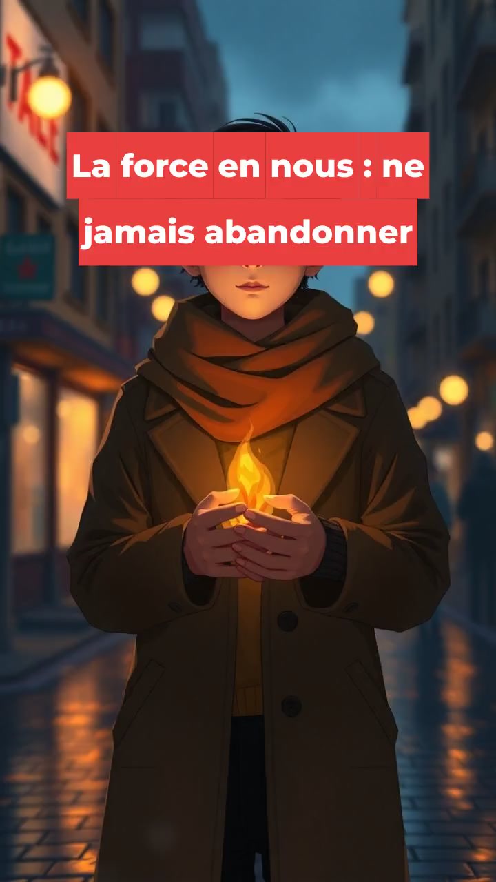 La force en nous : ne jamais abandonner