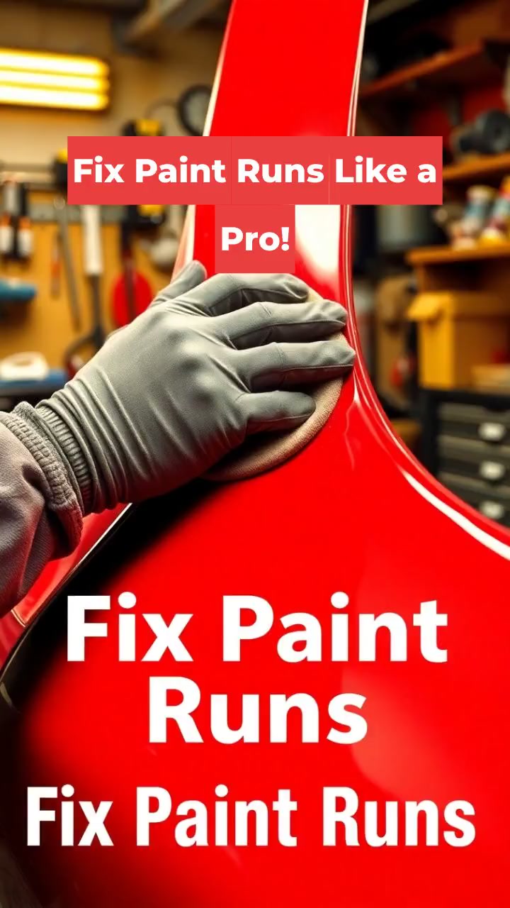 Fix Paint Runs Like a Pro!