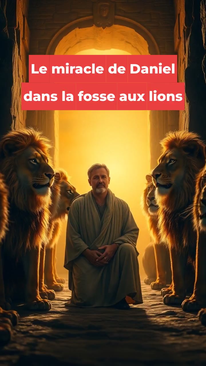 Le miracle de Daniel dans la fosse aux lions