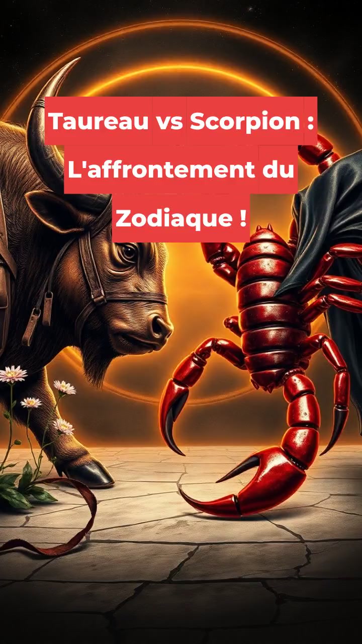 Taureau vs Scorpion : L'affrontement du Zodiaque !