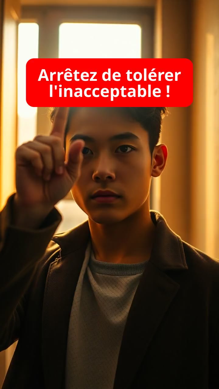 Arrêtez de tolérer l'inacceptable !
