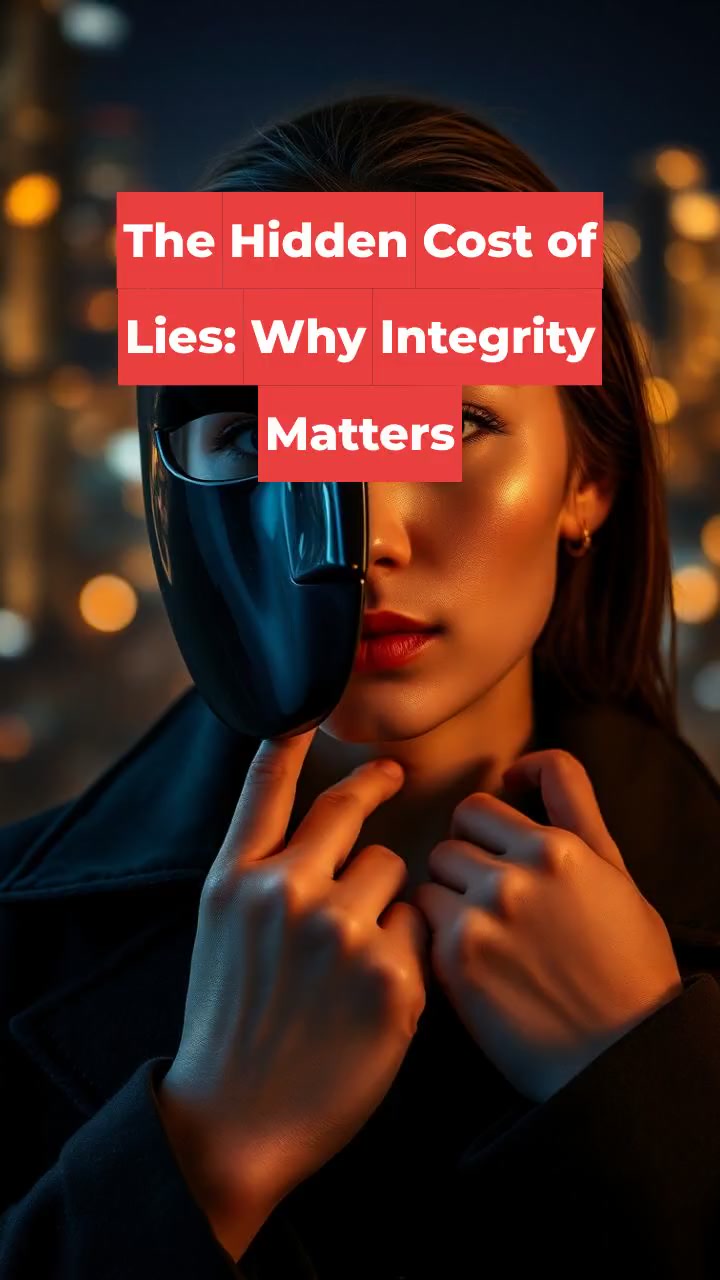 The Hidden Cost of Lies: Why Integrity Matters