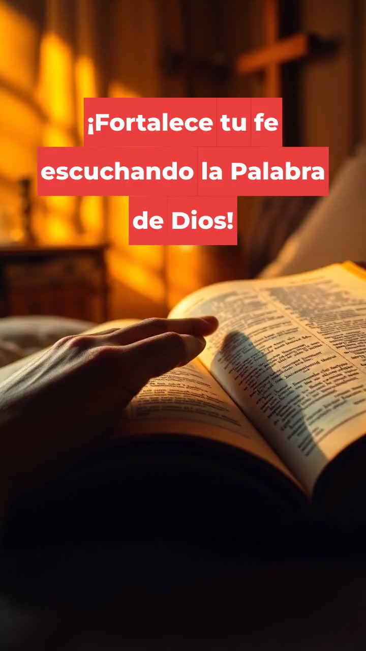 ¡Fortalece tu fe escuchando la Palabra de Dios!