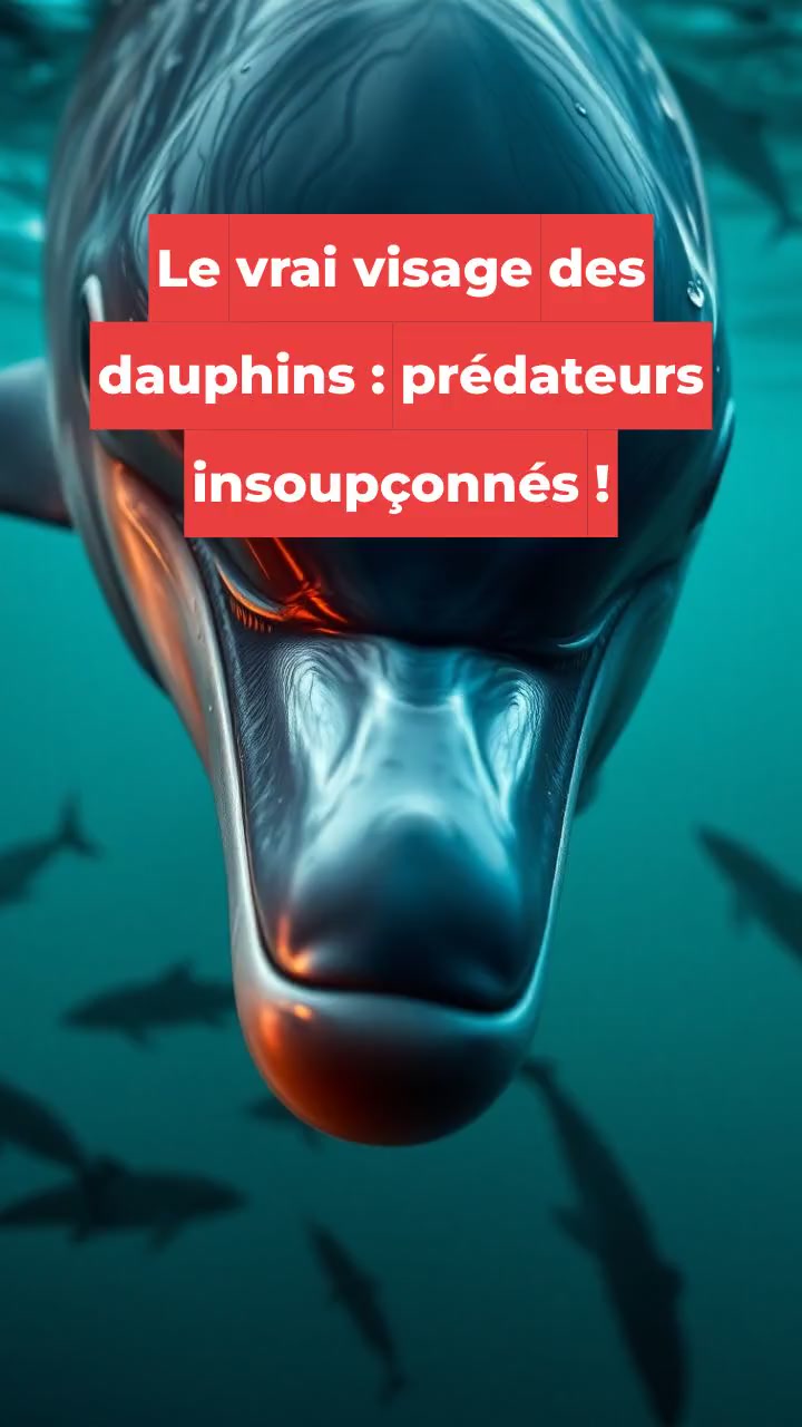Le vrai visage des dauphins : prédateurs insoupçonnés !