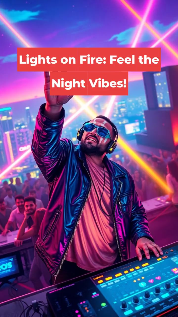 Lights on Fire: Feel the Night Vibes!