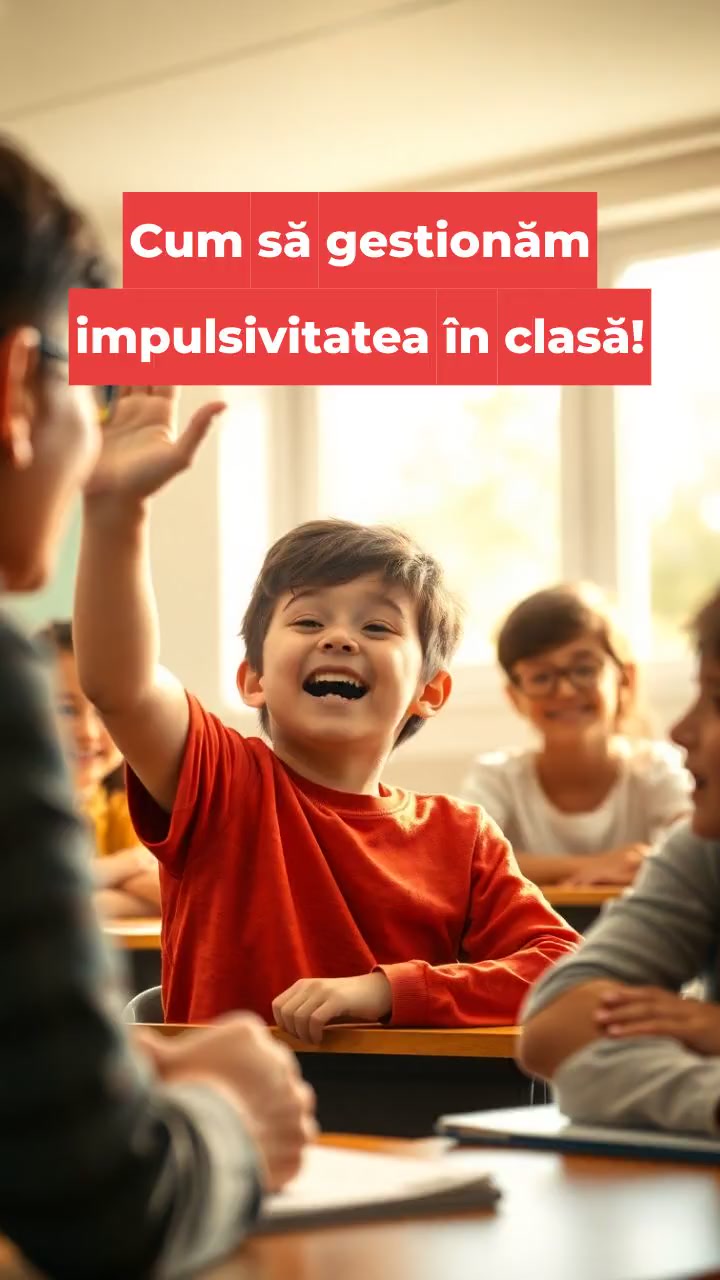 Cum să gestionăm impulsivitatea în clasă!