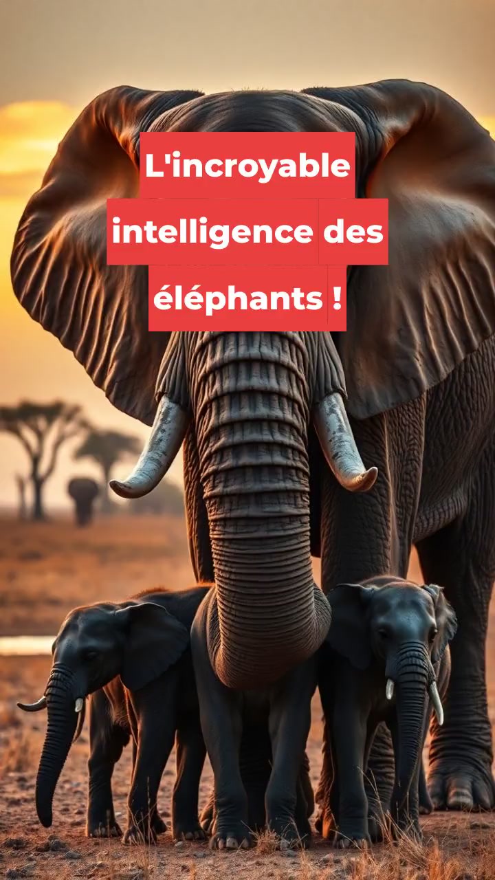 L'incroyable intelligence des éléphants !