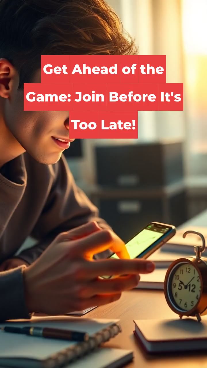 Get Ahead of the Game: Join Before It's Too Late!