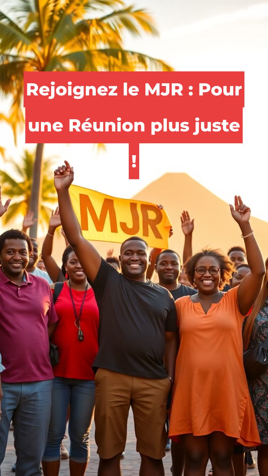 Rejoignez le MJR : Pour une Réunion plus juste !