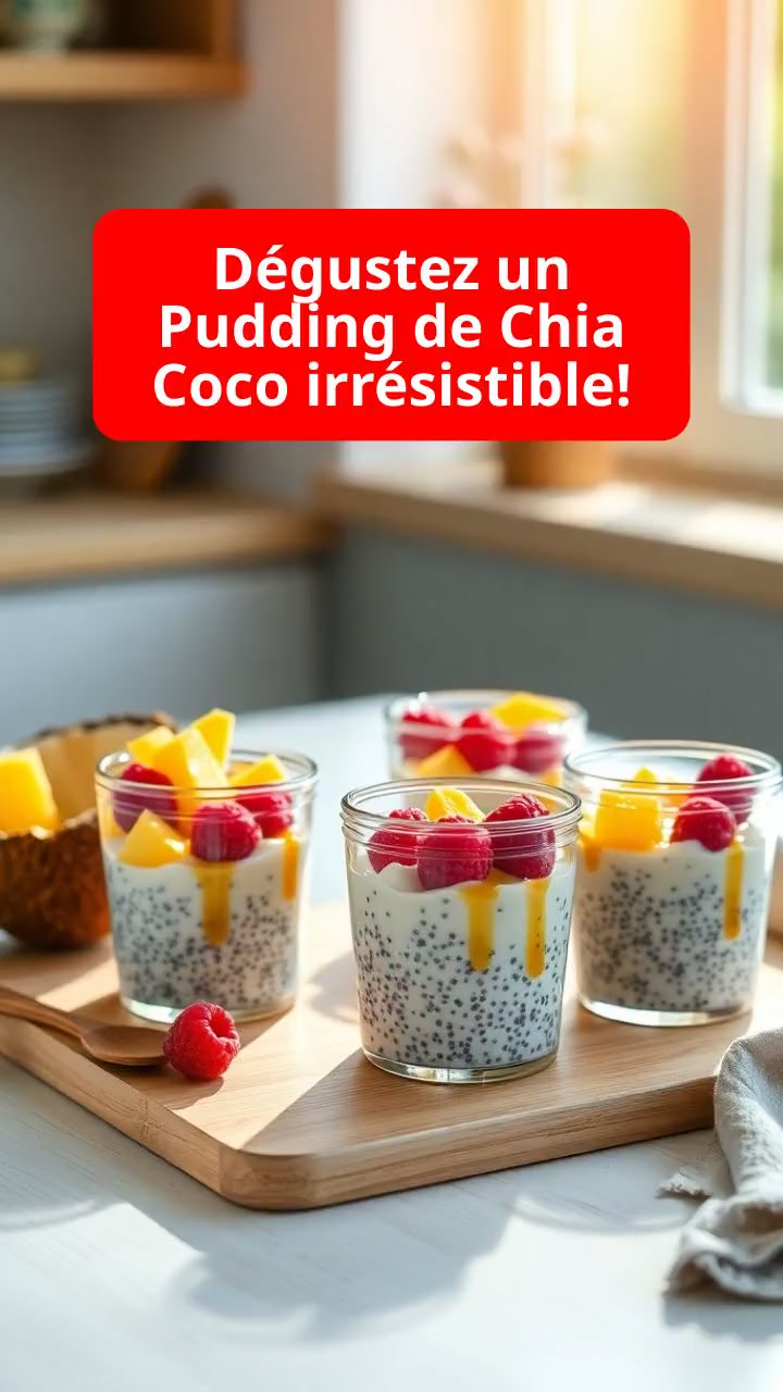 Dégustez un Pudding de Chia Coco irrésistible!