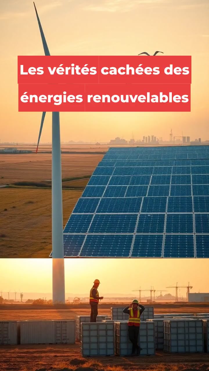 Les vérités cachées des énergies renouvelables