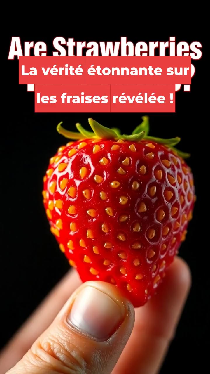 La vérité étonnante sur les fraises révélée !