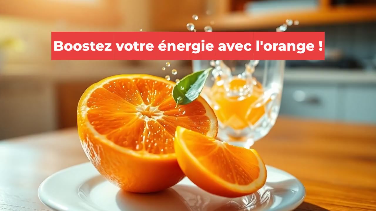 Boostez votre énergie avec l'orange !