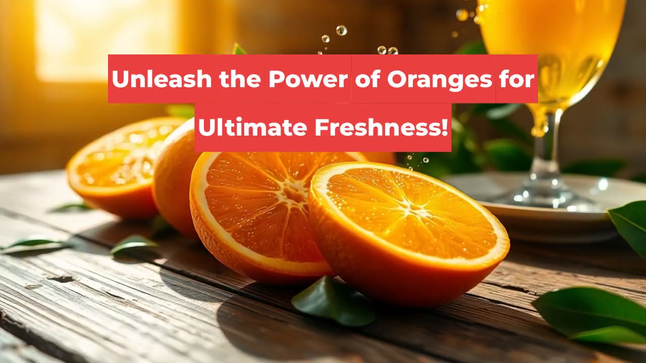 Unleash the Power of Oranges for Ultimate Freshness!