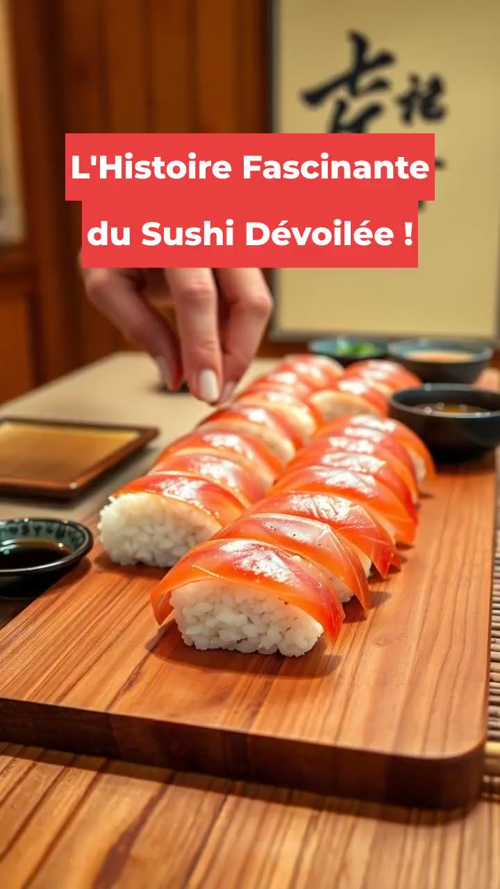 L'Histoire Fascinante du Sushi Dévoilée !