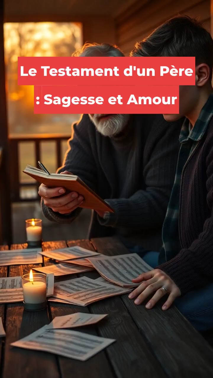 Le Testament d'un Père : Sagesse et Amour