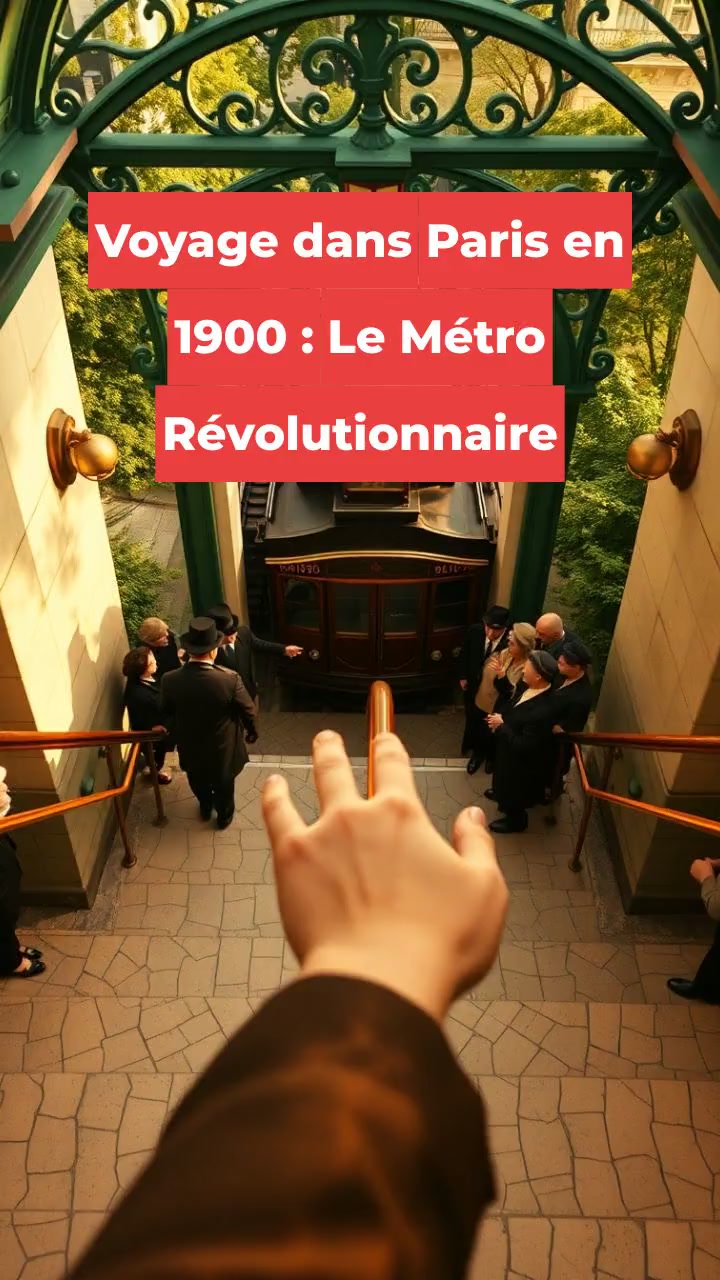Voyage dans Paris en 1900 : Le Métro Révolutionnaire