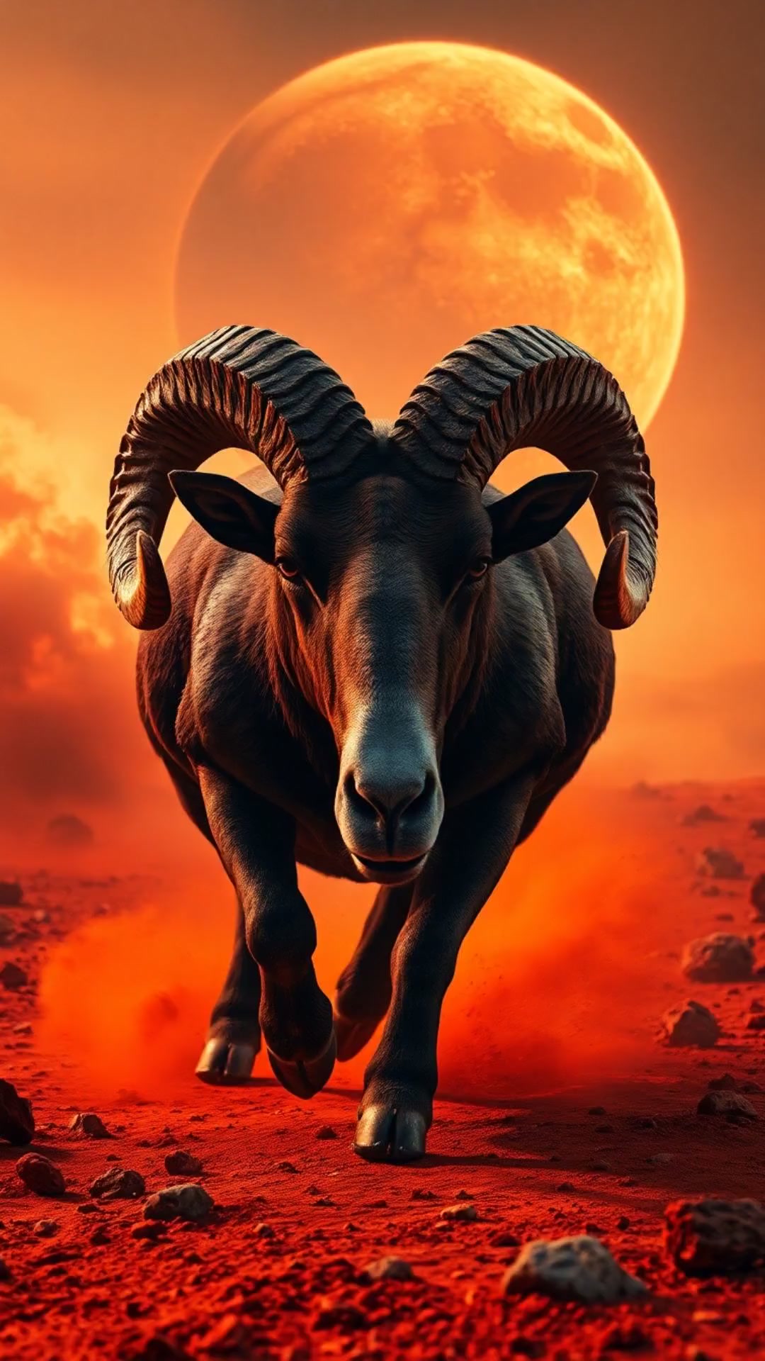 Bélier et sa planète Mars