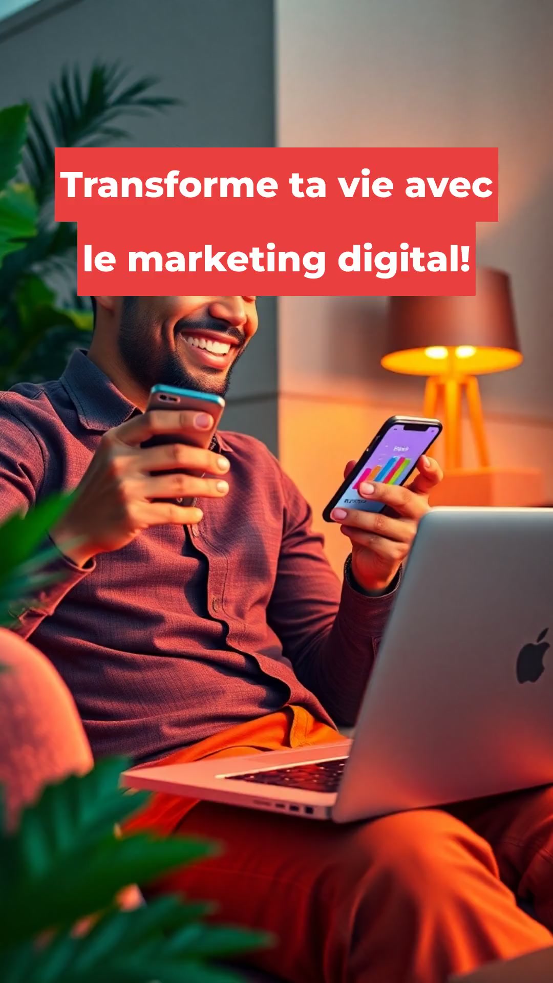 Transforme ta vie avec le marketing digital!
