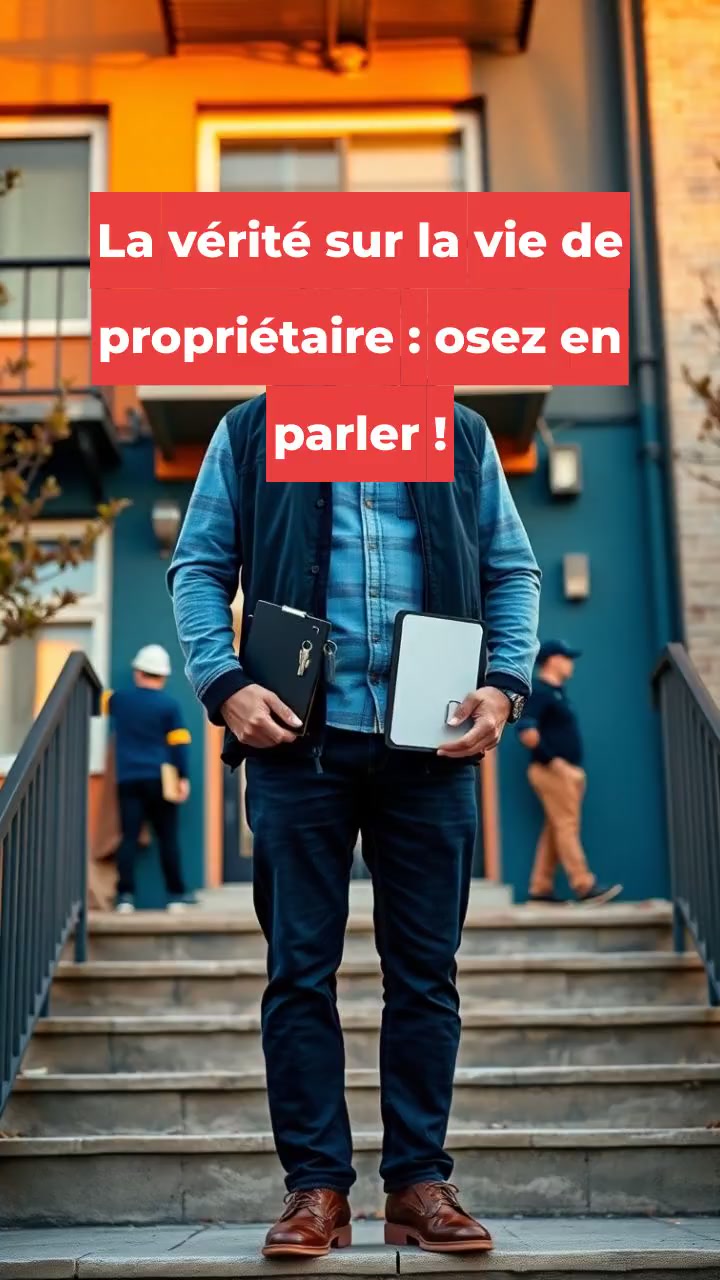 La vérité sur la vie de propriétaire : osez en parler !