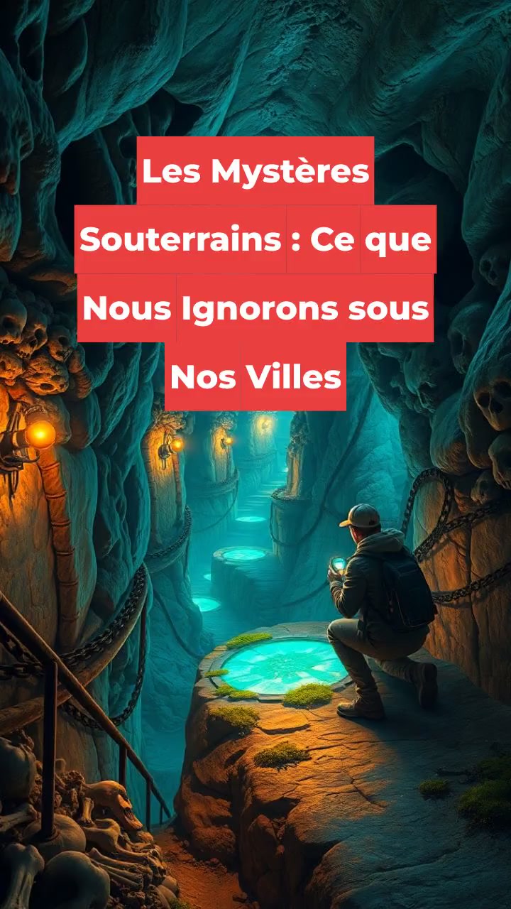 Les Mystères Souterrains : Ce que Nous Ignorons sous Nos Villes